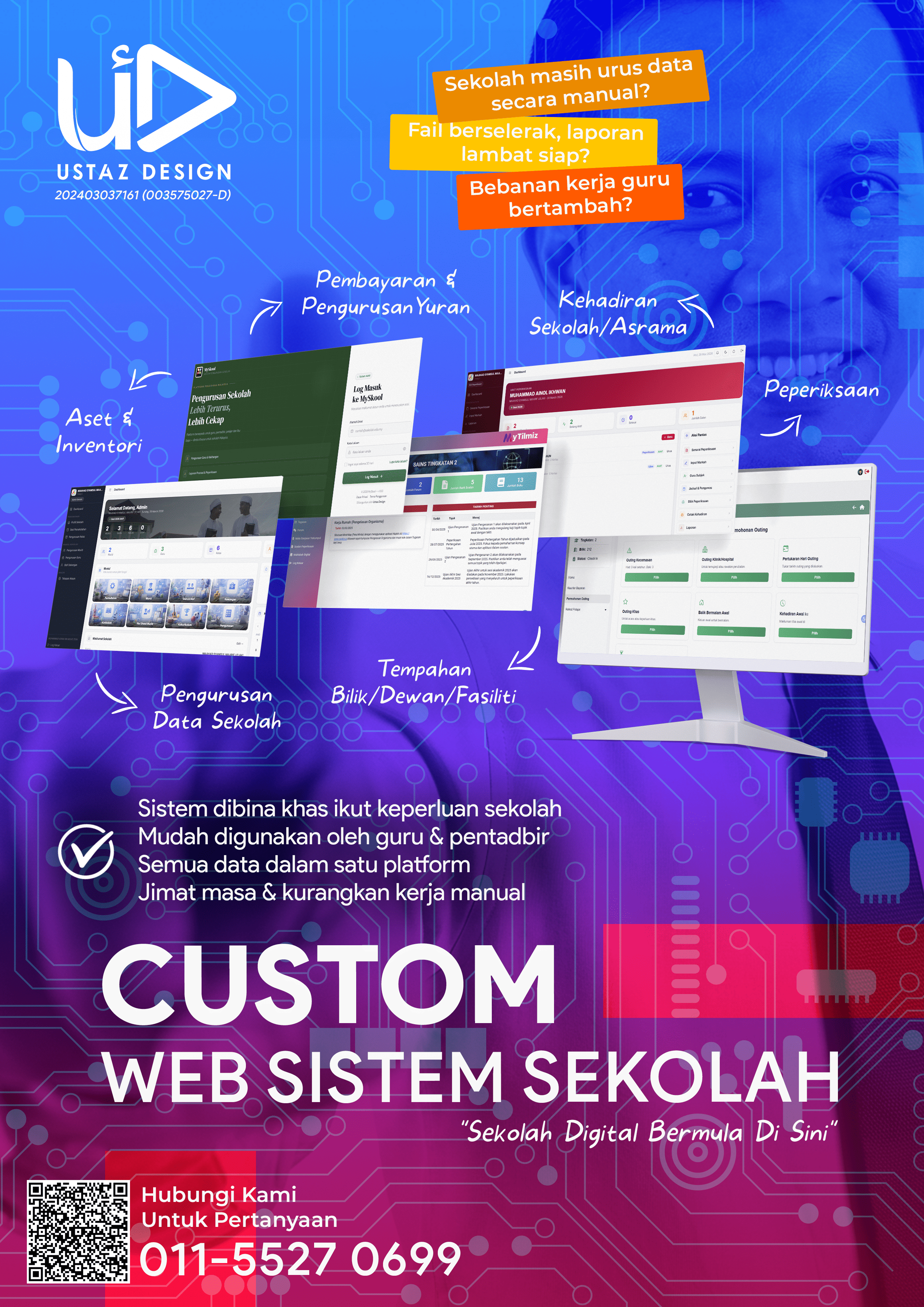 Iklan Custom Web Sistem Sekolah